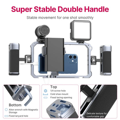Universal Smartphone Video Rig Cage with Handgrip