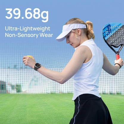 Lilac Fitness Smartwatch with GPS and AMOLED Display