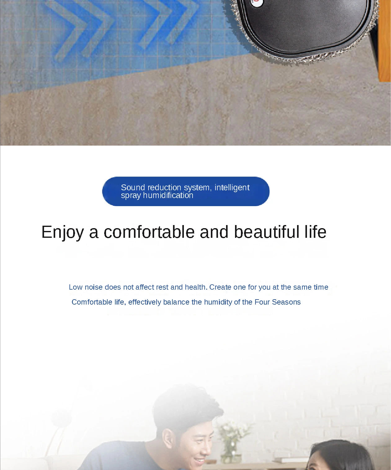 Smart Mopping Robot for Sweeping and Spraying