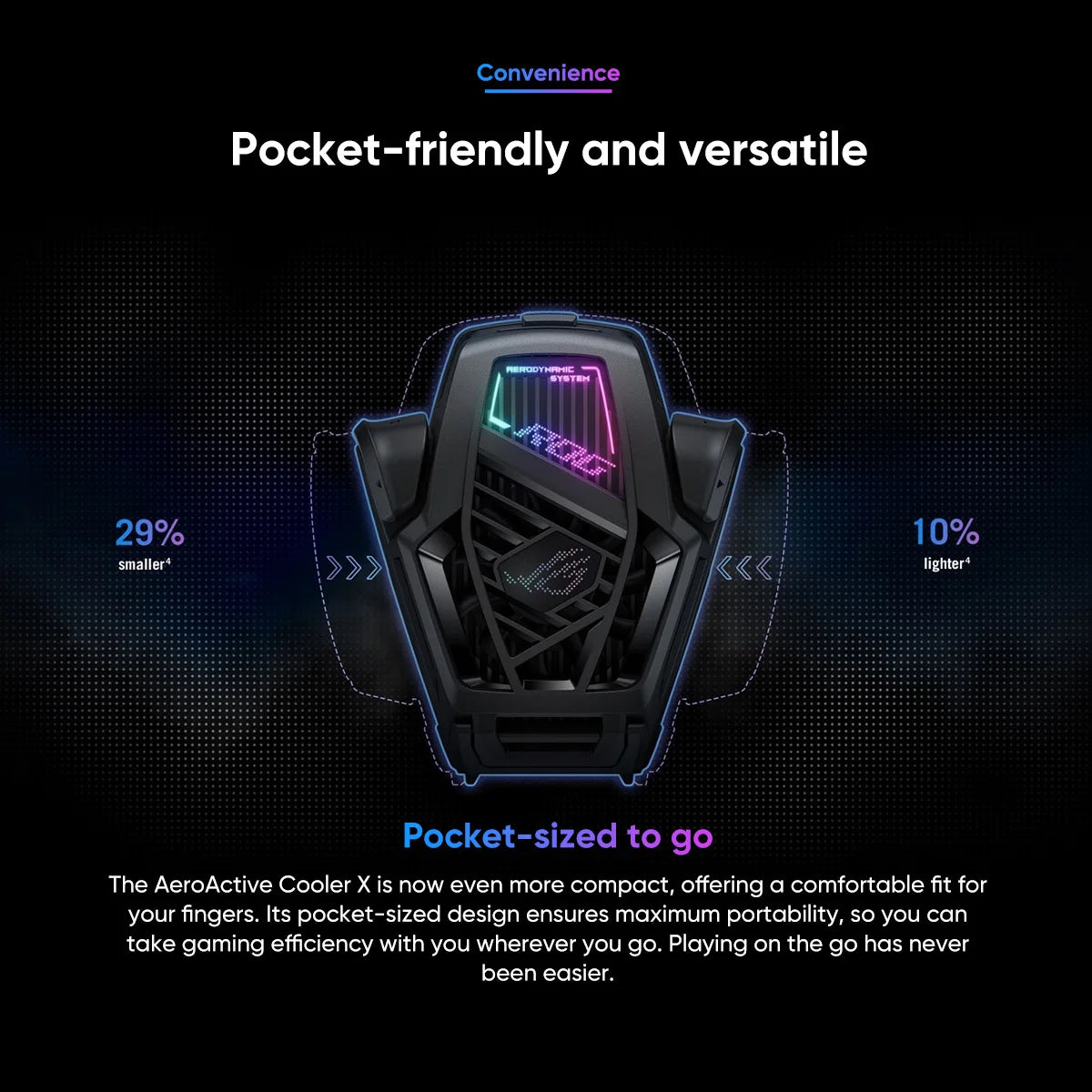 High-Performance Smartphone Cooling Fan for Gaming Phones