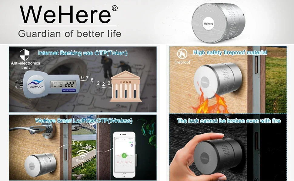 WiFi Smart Door Lock with Fingerprint and Google or Alexa Control