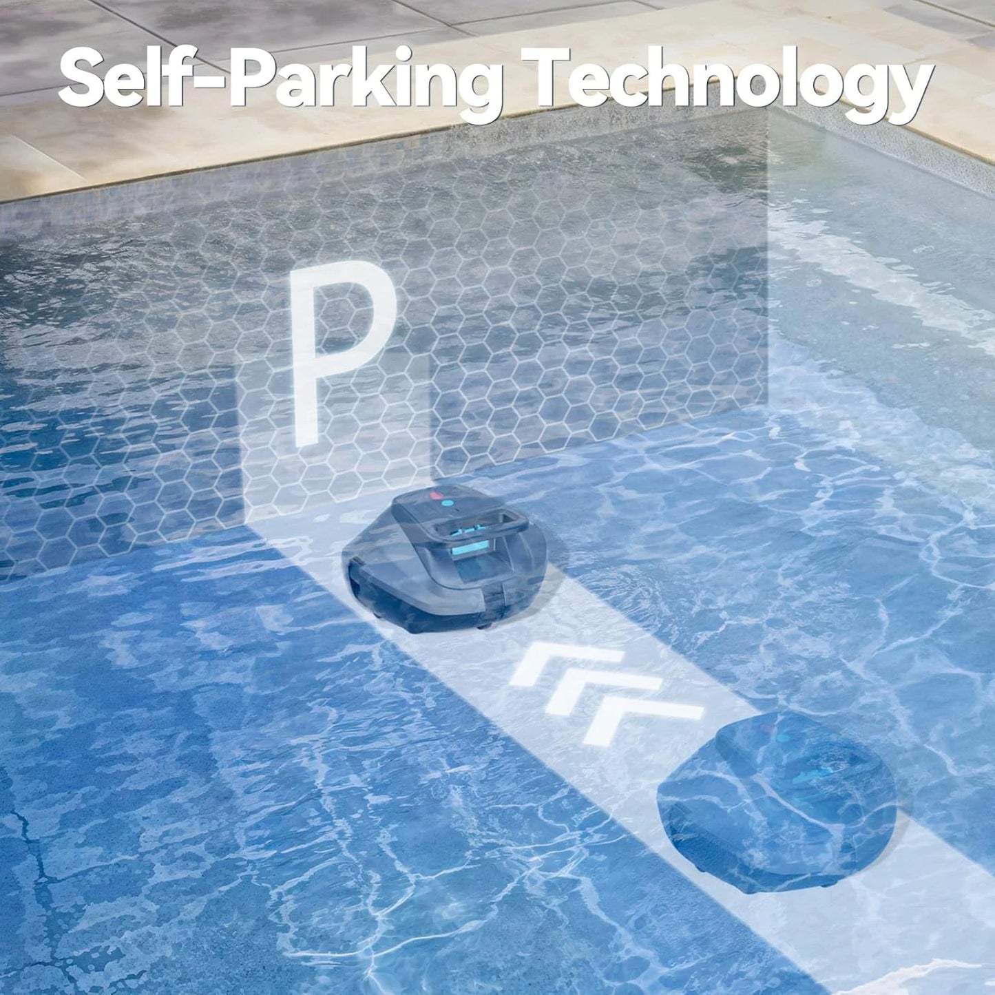 Wireless Swimming Pool Cleaner Robot with Intelligent Path Planning
