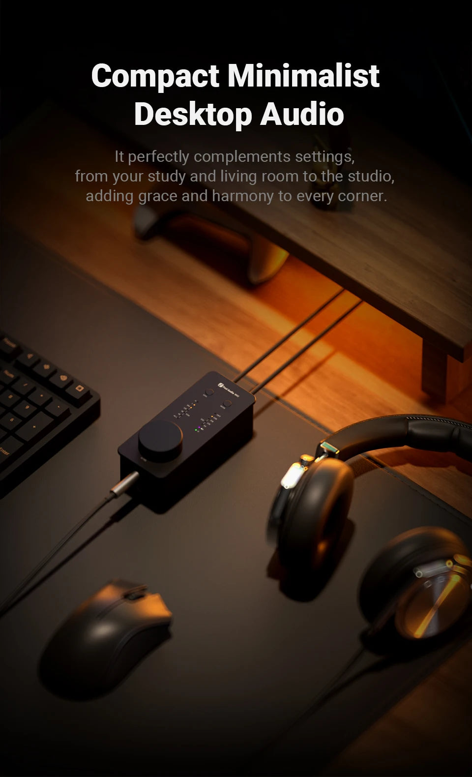 USB DAC Headphone Amplifier with Balanced Output