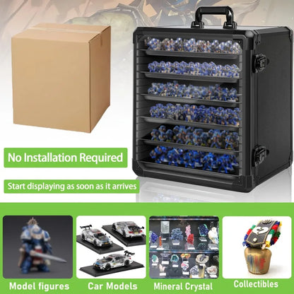Multi-Layer Display Case for Figures and Collectibles