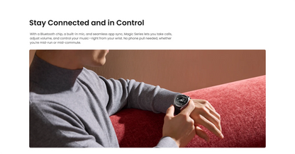 Silver AMOLED GPS Smartwatch for Android iOS