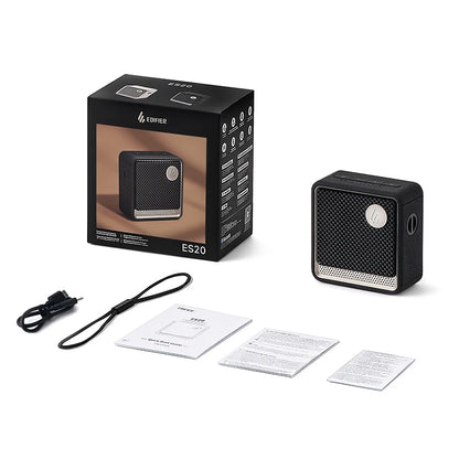 Edifier ES20 Portable Bluetooth Speaker with Deep Bass and LED Lights