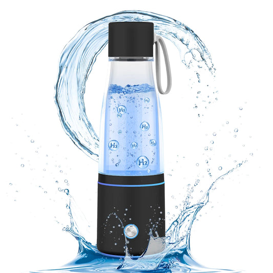 Portable 5000PPB Hydrogen Water Bottle Black