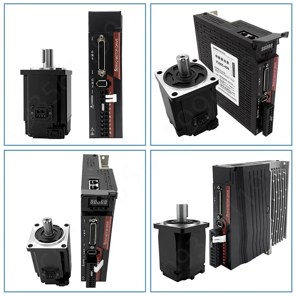 1000W AC Servo Motor Kit 80mm Flange with Brake