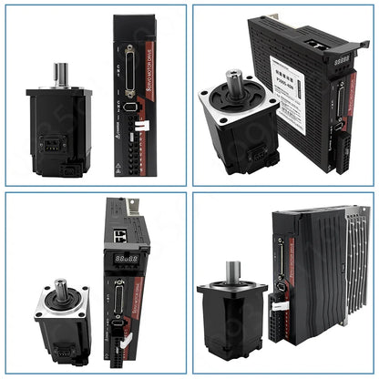 400W CNC Servo Motor Kit 60mm Pulse Control
