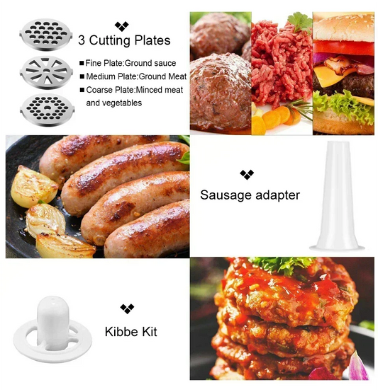 Heavy Duty Electric Meat Grinder with Sausage Filler