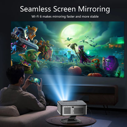 Smart 4K Projector 64G Android with Auto Focus