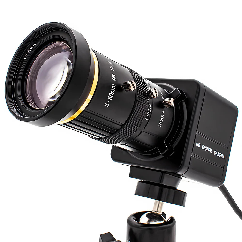 8MP IP Security Camera 10X Zoom 5-50mm PoE