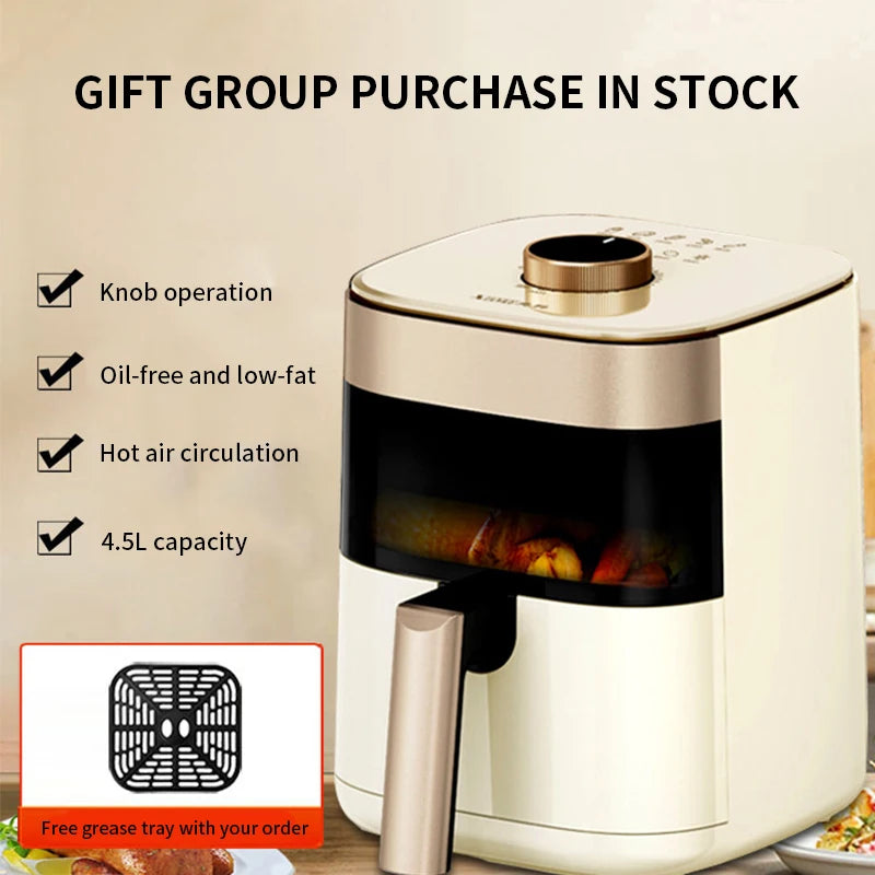 5L Multifunction Electric Air Fryer Oven with Rotisserie