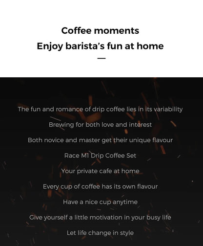 White 7-Piece Espresso & Pour Over Coffee Set