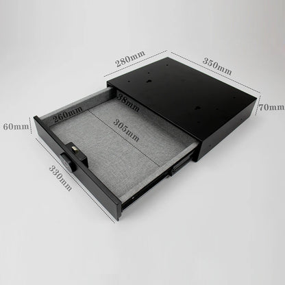 Smart Hidden Drawer Safe with Fingerprint Unlock