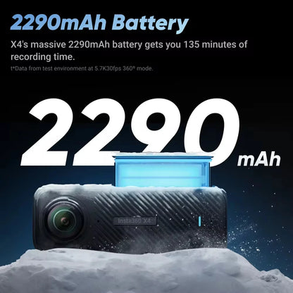 8K Waterproof 360 Action Camera 256GB Kit