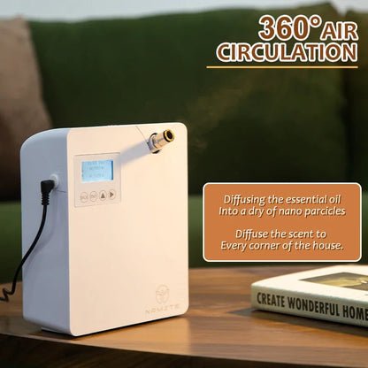 Smart Bluetooth WiFi Essential Oil Diffuser Air Scent Machine Black