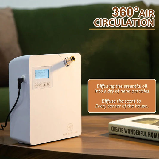 Smart Bluetooth WiFi Essential Oil Diffuser Air Scent Machine Black
