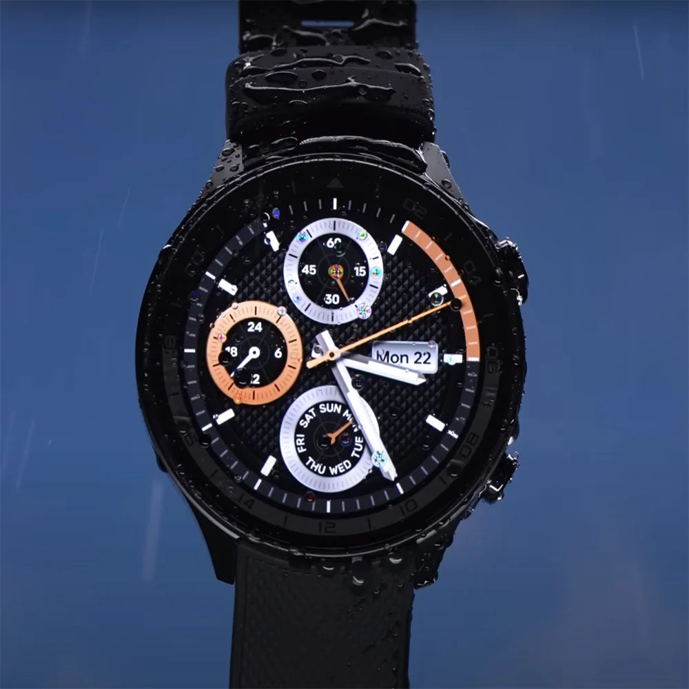 Wear OS Smart Watch NFC Fitness Tracker Black