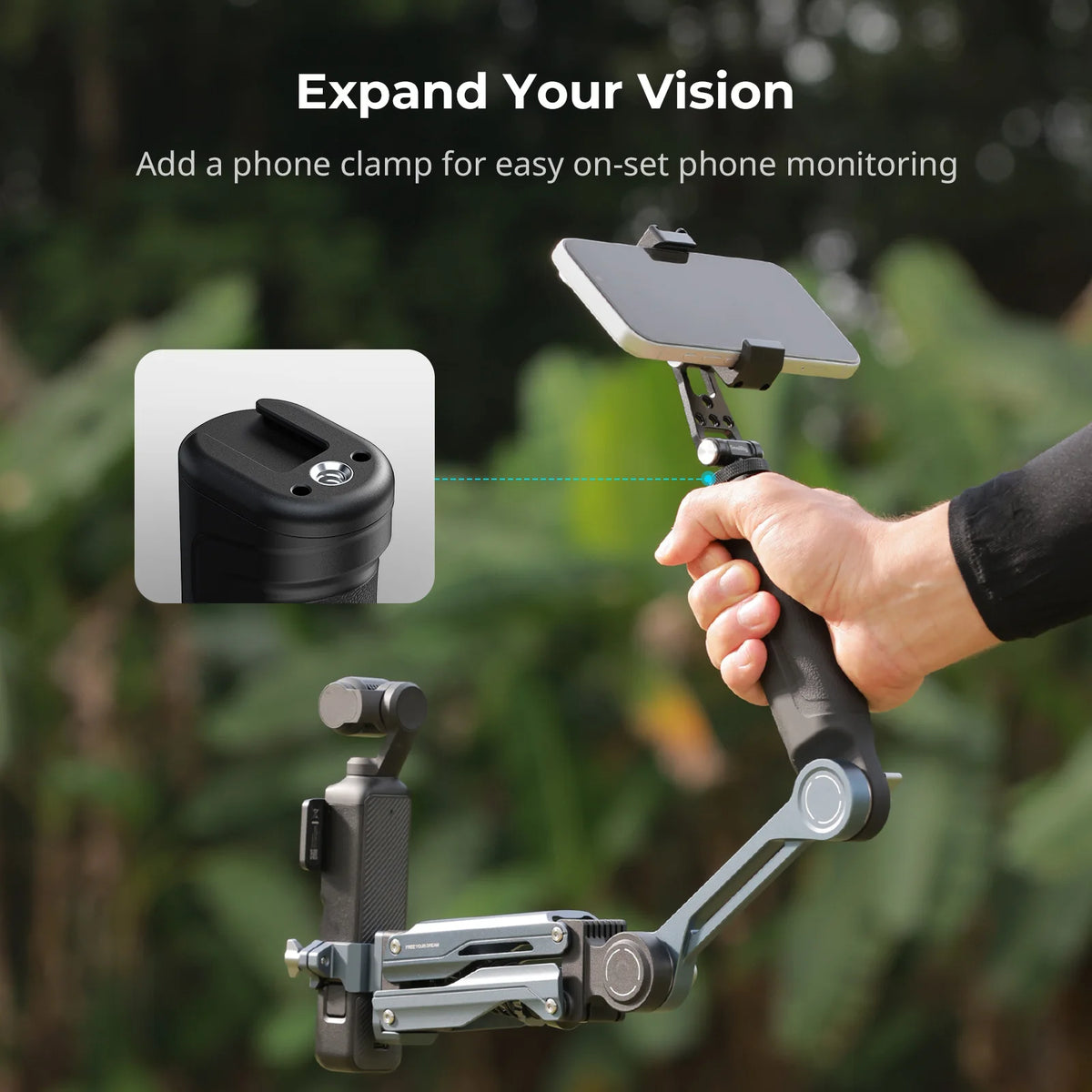 Handheld Shock Absorber Arm for Pocket Cameras