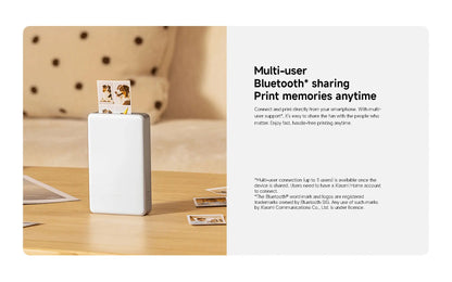 Pocket Bluetooth Photo Printer Pro 20-Pack Dye-Sublimation