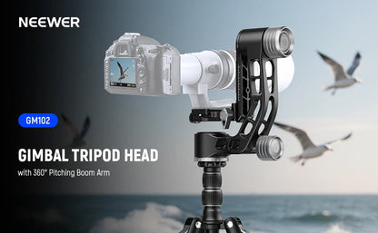 360 Panoramic Gimbal Head for Tripod & Monopod