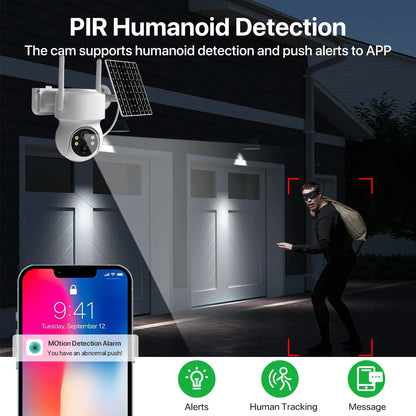 2 Camera 8CH Wireless Security System with 1TB Storage