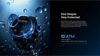Men’s Stainless Steel Smartwatch with Offline Maps