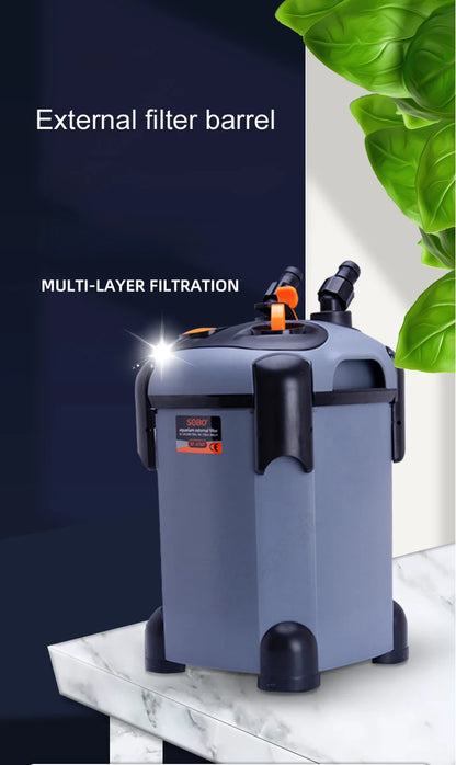 1500UV High-Flow Fish Tank Filter with UV Purifier