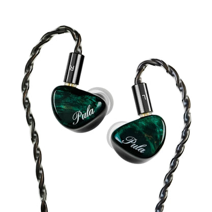 High Performance HiFi Earphones with Beryllium Drivers Green