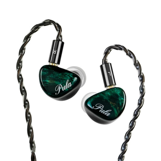 High Performance HiFi Earphones with Beryllium Drivers Green