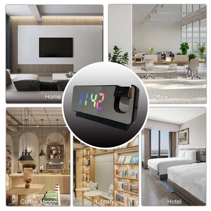 4K Indoor Security Camera Clock 64GB Motion Detection