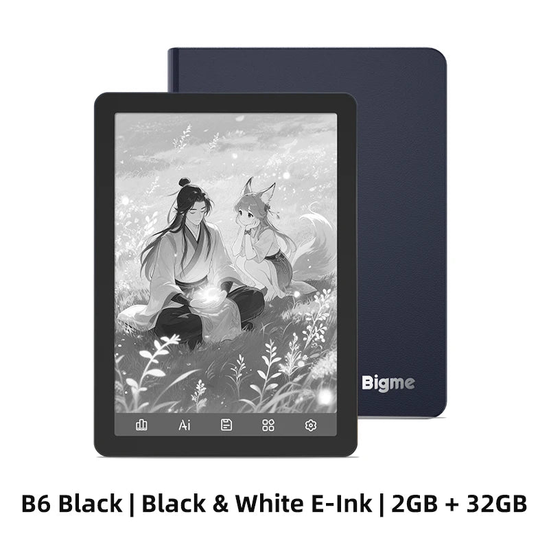 6 Inch E-Ink E-Reader 32GB Android 14 Adjustable Frontlight