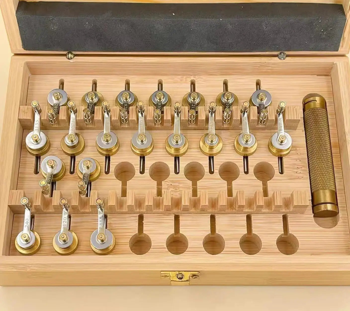 High Precision 20-Piece Watch Repair Mainspring Winding Tool Kit