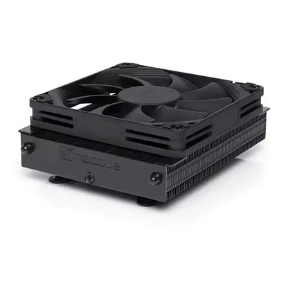 All Black Compact Quiet CPU Cooler for AMD AM5