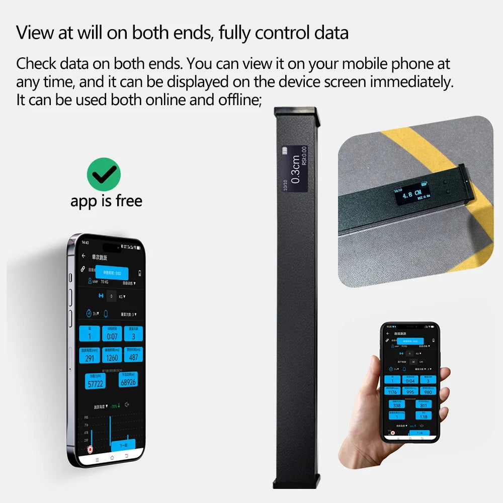 Jump Sensor Light Blanket Tester for Real-Time Data Monitoring