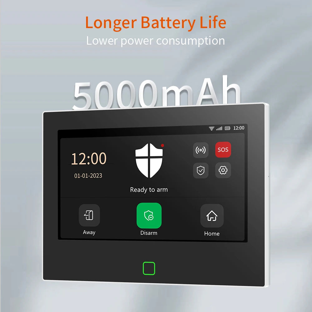 7-Inch Touchscreen Smart Alarm Panel