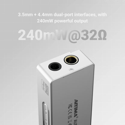 Portable HiFi USB DAC Headphone Amp OLED Balanced Output