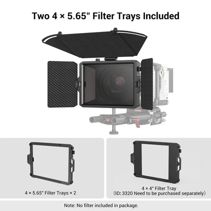 95mm Mini Matte Box with Side and Top Flags
