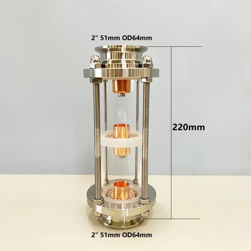 Stainless Steel 304 Distillation Column with Copper Bubble Plates
