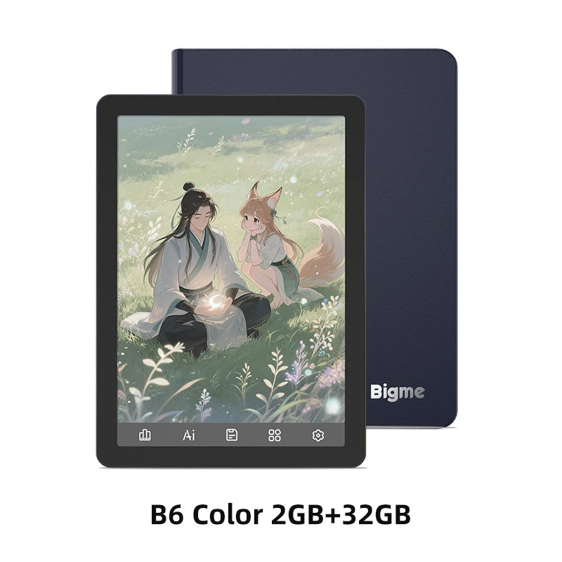 Eye-Friendly 6-Inch Ebook Reader with 36-Level Lighting