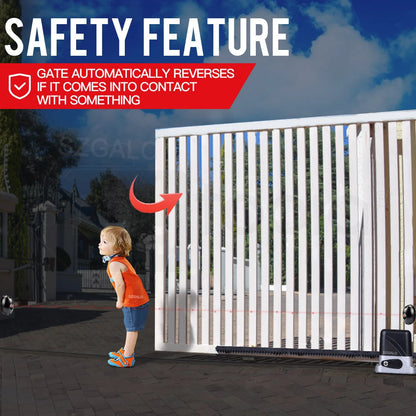 AC 220V 600KG Electric Sliding Gate Motor