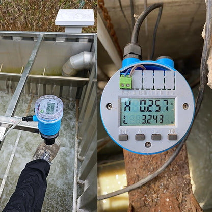 Ultrasonic Tank Level Transmitter IP68 0-10m 4-20mA