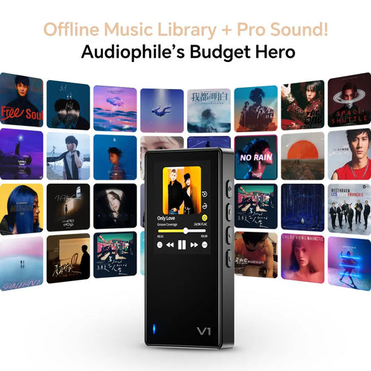 Portable USB DAC Audio Player with Back Clip