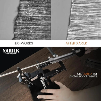 Professional Aluminium Knife Sharpening System with 3 Diamond Plates