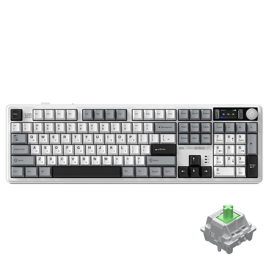Red Rabbit Switch Mechanical Wireless Keyboard 104 Keys