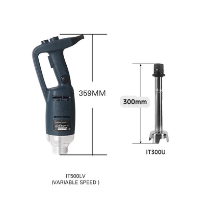 500W Variable Speed Immersion Blender 300mm Commercial Mixer