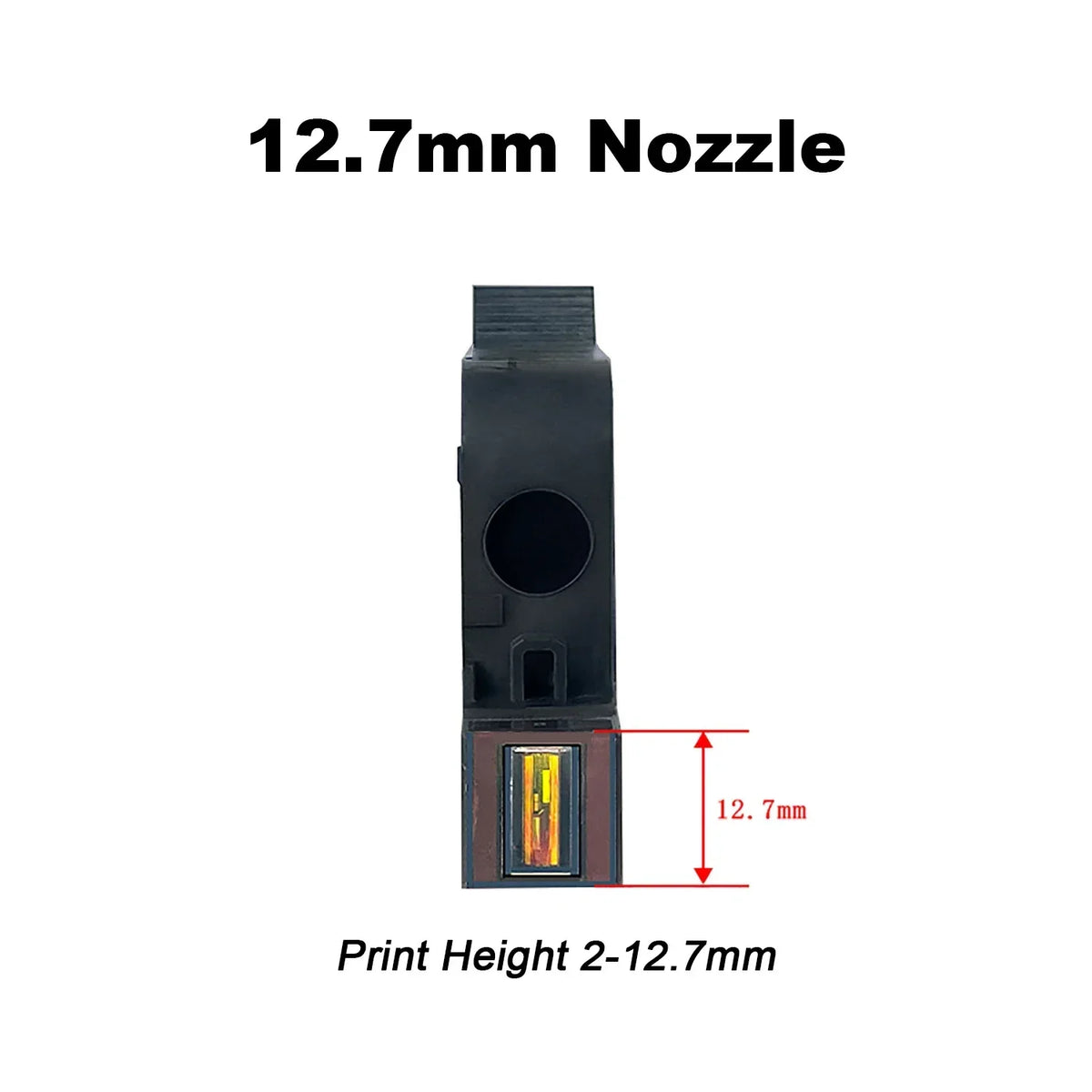 12.7mm Fast-Dry Black Ink Cartridges for Handheld Printer