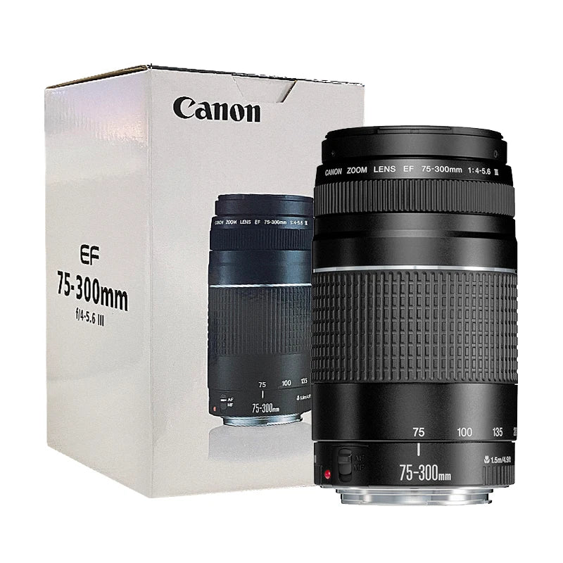 Telephoto Zoom Lens Canon EF Mount 75 to 300mm F4