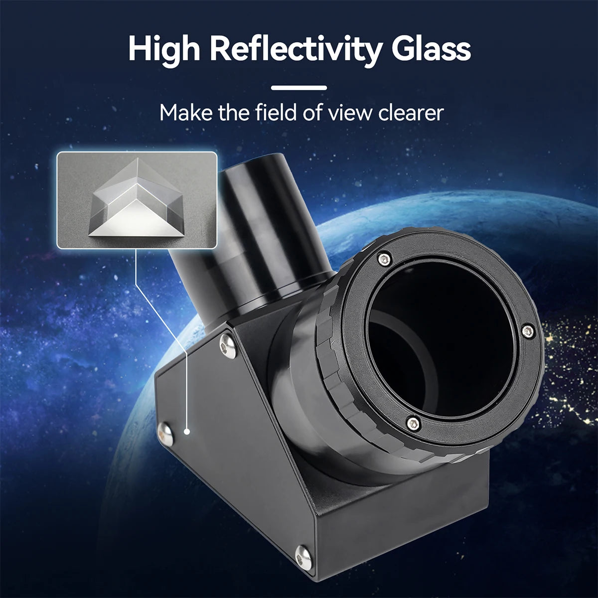 1.25 Inch Clicklock Dielectric Diagonal Mirror